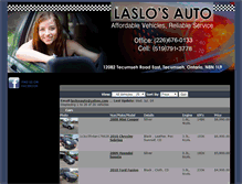 Tablet Screenshot of laslosauto.com